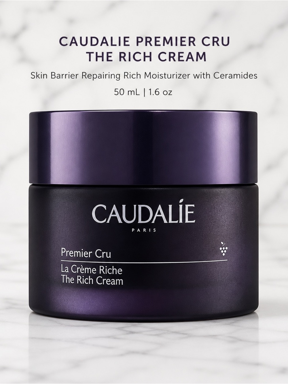 Caudalie Premier Cru Rich Moisturizer in Purple